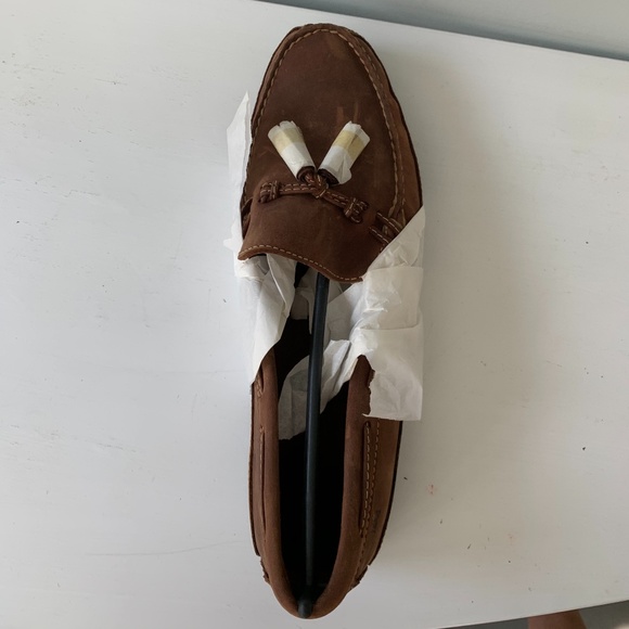 Jonhston & Murphy Brown loafers with tassel - Picture 1 of 4